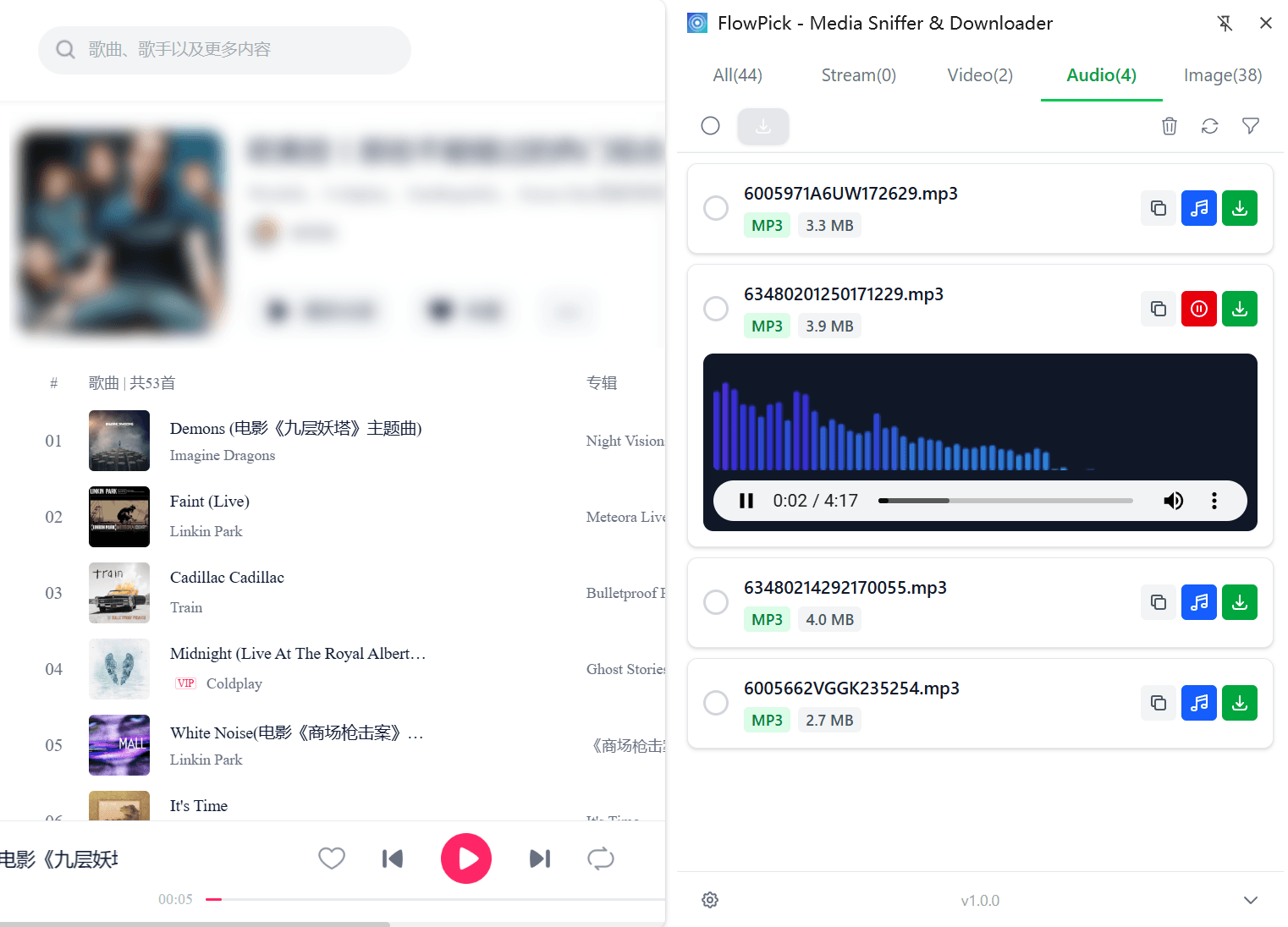Audio Detection Results