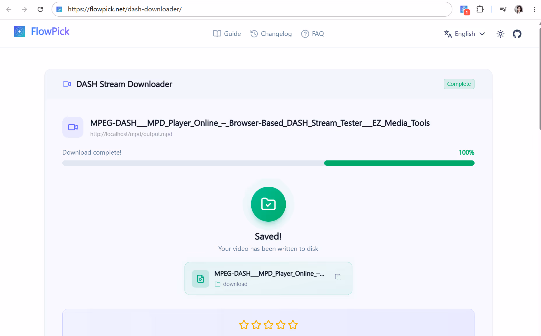 Download Complete