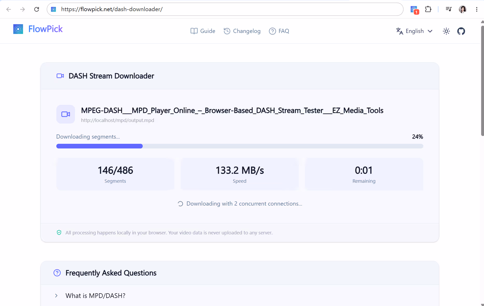 Downloading Progress